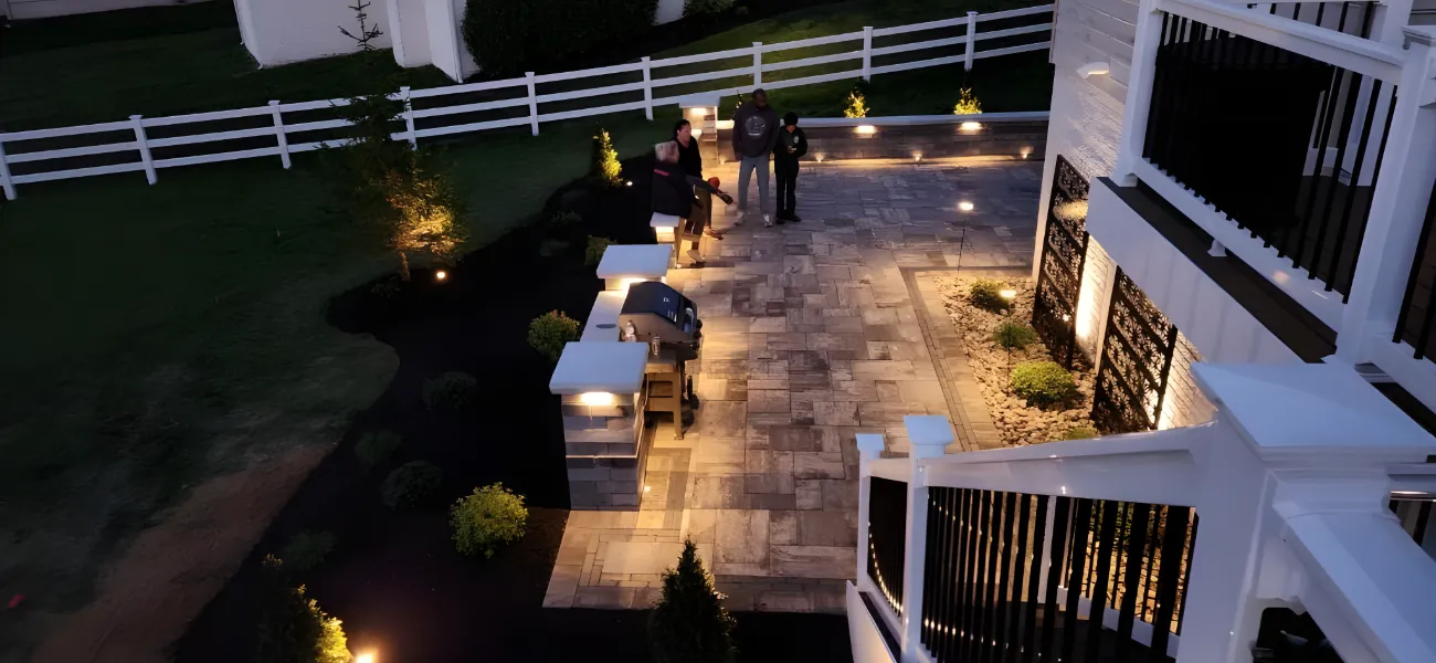 Modern Patio & Entertainment Space in Bowie, MD