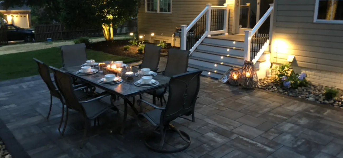 Backyard Project In Gambrills, Maryland.