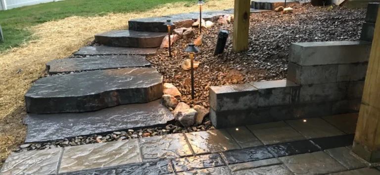 centreville md multi level paver patio thumbnail